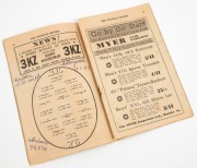1938 Grand Final "Football Record", complete. Rarely seen. - 2