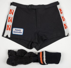 NTFL representative side 1992. Shorts worn by Nathan Buckley while playing for NTFL representative team v Geelong in 1992.