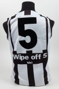Nathan Buckley&rsquo;s 2003 Heritage Round guernsey. This was the AFL&rsquo;s first official Heritage Round, played in Round 19, 2003. Collingwood played Brisbane, and wore a guernsey based on the one it wore during the late 1920s through to the early 1950s. Together - 2