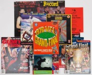 A small&nbsp;collection of Football Records, including&nbsp;Grand Final editions for 1976, 1990, 1993, & 2000. Plus other similar publications of the period, mostly with an Essendon focus. Together with a Weg poster commemorating the 2007 last game for Kevin Sheedy