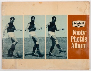 MOBIL FOOTBALL PHOTOS 1965: Complete set of 40 loosely inserted into the original Mobil album.