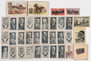 1926 Sweetacres Cricket ("Minties") part set (26/36) plus various other trade cards, mostly non-sport. Very mixed condition.