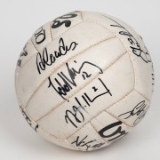 International Rules series v Ireland 1998. Gaelic football used on the tour of Ireland in 1998. Signed by team members. - 2