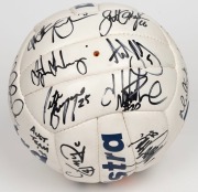 International Rules series v Ireland 1999. Gaelic football from the series against Ireland in 1999. Signed by the Australian team members. Plus an invitation to Nathan Buckley to attend Government House for a reception with the Governor on 6.10.99 for the - 2