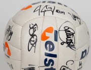 International Rules series v Ireland 1999. Gaelic football from the series against Ireland in 1999. Signed by the Australian team members. Plus an invitation to Nathan Buckley to attend Government House for a reception with the Governor on 6.10.99 for the - 4