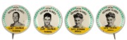 1956 MELBOURNE OLYMPICS: Lux & Lifebuoy Soap "1956 Olympic Games badges", complete set [20] plus the two scarce error badges for Gary Chapman & Dave Stephens. (Total: 22). Only the second complete set we have offered. - 2
