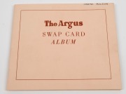 1954 Argus "Football Swap Card" large part set [130/144] stuck down in an original "The Argus" swap card album. - 3