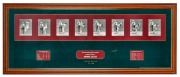 Two frame by frame limited edition prints featuring; Dennis Lillee (168/1500) and Jeff Thomson (185/1500). Both signed by the featured fast bowler and individually framed together with certificates of authenticity. Each overall 44 x 106cm - 2