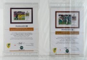 "WAUGH STORIES - ONE DAY AT HEADINGLEY" photographic display signed by Steve Waugh, limited edition (#172/350) with details of his 120 not out v South Africa during the 1999 Cricket World Cup in England. With PWC/Legends CofA; overall 35 x 55cm; together - 2
