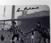LOU RICHARDS, KEVIN MURRAY, BOBBY SKILTON & JOHN NICHOLLS, four individually signed black and white photographs, various sizes, the largest 26 x 20cm. - 2