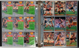 1994 AFL "Select" collector cards, complete set plus 2 extras in special folder. (202).