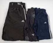 Group of track pants and leggings worn by Nathan Buckley during his playing days at Collingwood. All adidas. Variety of different styles. (Six pairs) - 2