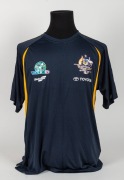 International Rules series v Ireland 2008, Australian team T-shirt/match shirt/playing shirt with Australian logo on left breast.