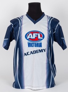 "STAFF" T-shirt, from the AFL Academy Victoria. Buckley was an assistant coach with the AIS-AFL Academy Squad in 2008-2009.