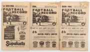 The 1961 VFL FINAL SERIES, comprising of the 1st Semi-Final (Footscray&nbsp;defeats St. Kilda), Preliminary Final (Footscray defeats Melbourne) and the Grand Final (Hawthorn defeats Footscray by 43 points). (Total: 3 items). This was Hawthorn's first Premiersh