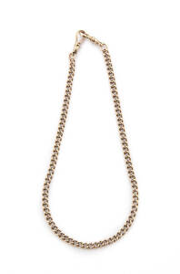 ANTIQUE JEWELLERY: Including rings, fobs, banded agate brooch, curb link watch chain and modern pearl ring by MIKIMOTO.