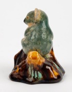 GRACE SECCOMBE&nbsp;pottery statue of a koala, moulded mark "G. S., N.S.W.", 10.5cm high - 2