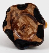GRACE SECCOMBE&nbsp;pottery statue of a koala, moulded mark "G. S., N.S.W.", 10.5cm high - 5