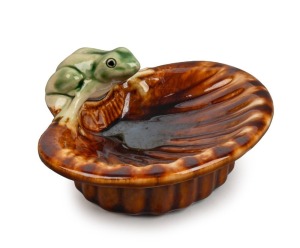 BENDIGO pottery soap dish, 13.5cm wide