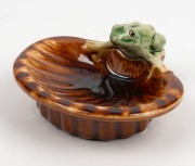 BENDIGO pottery soap dish, 13.5cm wide - 2