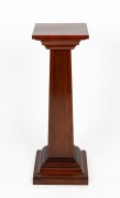 An Australian kauri pine square form pedestal, early 20th century, ​​​​​​​92cm high, 31cm wide, 31cm deep