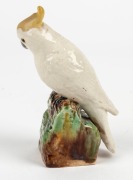 GRACE SECCOMBE&nbsp;rare pottery statue of a sulphur crested cockatoo, 13cm high - 3