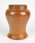 BENDIGO pottery tobacco jar, 19th century, ​​​​​​​25cm high - 2