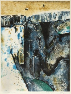 FRED WILLIAMS (1927-1982), Waterfall, lithograph, 92/200, signed lower right "Fred Williams", 62 x 47cm, 79 x 63cm overall