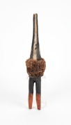 DUK DUK figure, carved wood and natural fibre with painted finish, New Ireland origin, 47cm high - 3