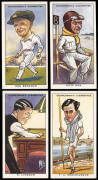 1931 Churchman "Sporting Celebrities", complete set [50], including Don Bradman & Walter Lindrum. G/VG.