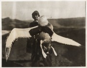 THE B.A.N.Z. ANTARCTIC EXPEDITION:Official original photograph by Captain Frank Hurley:Image A5 - Title: The Belle of Crozet,with official "MAWSON ANTARCTIC EXPEDITION" handstamp and release date "THURSDAY FEB.13, 1930" verso, together with the official l