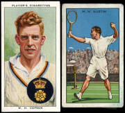 SPORT CARDS, noted c1936-38 Topical Times "Footballers", size 47x124mm (20) & size 94x248mm (20); Players "Cricketers 1938" [50]; 1934 Gallaher "Champions" [48]; 1966 Thomson (The Hornet) "Top Cup Teams" [12]. Fair/VG. - 3