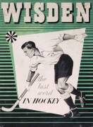 c1940s advertising self-standing showcard "WISDEN - the last word IN HOCKEY", overall 31x42cm. Attractive and scarce. - 2