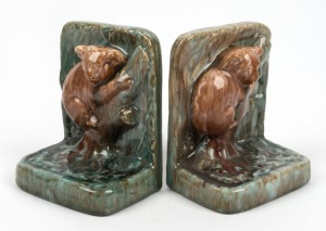 REGAL MASHMAN pair of pottery koala bookends, 15cm high