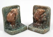 REGAL MASHMAN pair of pottery koala bookends, 15cm high - 2