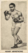 1938 Cartledge (Knock-Out Razor Blades) "Famous Prize Fighters", complete set [50]. G/VG. - 2