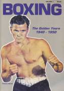 BOXING LIBRARY, noted "The Australian Ring Digest" 1950-57 in 7 bound volumes; "Australian Ring" 1958-66 in 7 bound volumes; "The Square Ring" issues 1-19 1982-87 in bound volume; books (40); "Fighter" magazines (c100); dvds (13) & videos (3). Fair/VG con