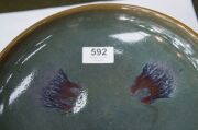 An antique Chinese Jun ware porcelain bowl, ​25.5cm diameter - 5