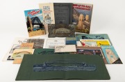 SYDNEY HARBOUR BRIDGE: A collection of printed items including July 1923 souvenir program for the "Ceremony of Turning the First Sod...", "Sydney Harbour Bridge and City Railway" (1929), "Sydney Harbour Bridge and Metropolitan Railways", "The Part Played