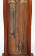 ADMIRAL FITZROY'S BAROMETER adapted to the Southern Hemisphere by R. L. J. Ellery Esq., in cedar case with original lithograph backing page, thermometer engraved T. GAUNT, MAKER, MELBOURNE, 19th century, 98cm high - 3