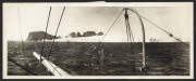 THE B.A.N.Z. ANTARCTIC EXPEDITION: Official original photograph by Captain Frank Hurley: Image B18 - Title: New Antarctic Lands Discovered by the B.A.N.Z. Expedition, with official "MAWSON ANTARCTIC EXPEDITION" handstamp and release date "TUESDAY JUN. 23,