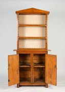 A rustic Colonial Australian pine kitchen dresser, Barossa Valley, South Australian origin, 19th century, 197cm high, 92cm wide, 39cm deep - 2