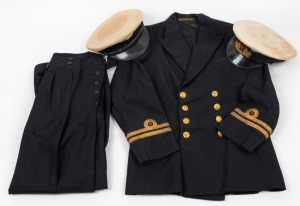 AUSTRALIAN NAVAL UNIFORMS, including jackets, trousers, coat and caps