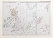 [THE GOLD REGIONS] WILLIAM HUGHES (1817 - 1876), Victoria, New South Wales and South Australia, steel engraving,  published by A. & C. Black, Edinburgh, 1853, 28.5 x 39cm. With a key lower right headed "Gold Deposits". Also, a map titled "The British Isla - 2