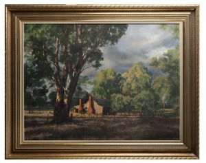 MARIE WEEKS (b.1943), Bush Landscape, oil on board, signed lower right, 78 x 103cm; framed 99 x 124cm overall.