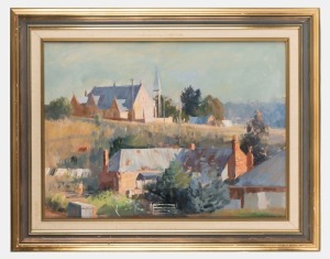 BRUCE FLETCHER (1937 - ), Old Carcoar, N.S.W. oil on canvas, signed lower right "R. Fletcher, '72", 56 x 76cm, 76 x 97cm overall