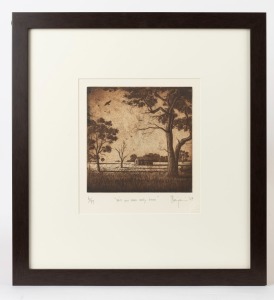 JASON BENJAMIN (1971 - 2021), Will you ever really know?, etching, signed, dated 2007, titled and editioned 6/75 in the lower margin, 20 x 20cm, 51.5 x 48cm overall.