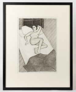 CECIL JOHN BRACK (1920-1999), Reclining nude, lithograph, ​​​​​​​45 x 30cm, 69.5 x 55cm overall. Printed in an edition of 200 (unsigned & unnumbered, as issued); intended for the publication "John Brack nudes. Fifteen original lithographs. (Melbourne: Lyr