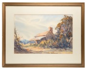 LANCE SULLIVAN (1916-1984), (old farmhouse), watercolour, signed lower left "Lance J. Sullivan", ​​​​​​​36 x 55cm, 60 x 76cm overall