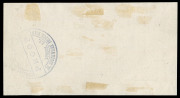 KGV Heads - Single Watermark: THE PERKINS BACON DIE PROOFS: State 2 die proof with a field of horizontal lines behind the King's head, the King's nose has been improved and the hair has been lightened. In black on thin card (58 x 1108mm) endorsed at top " - 3
